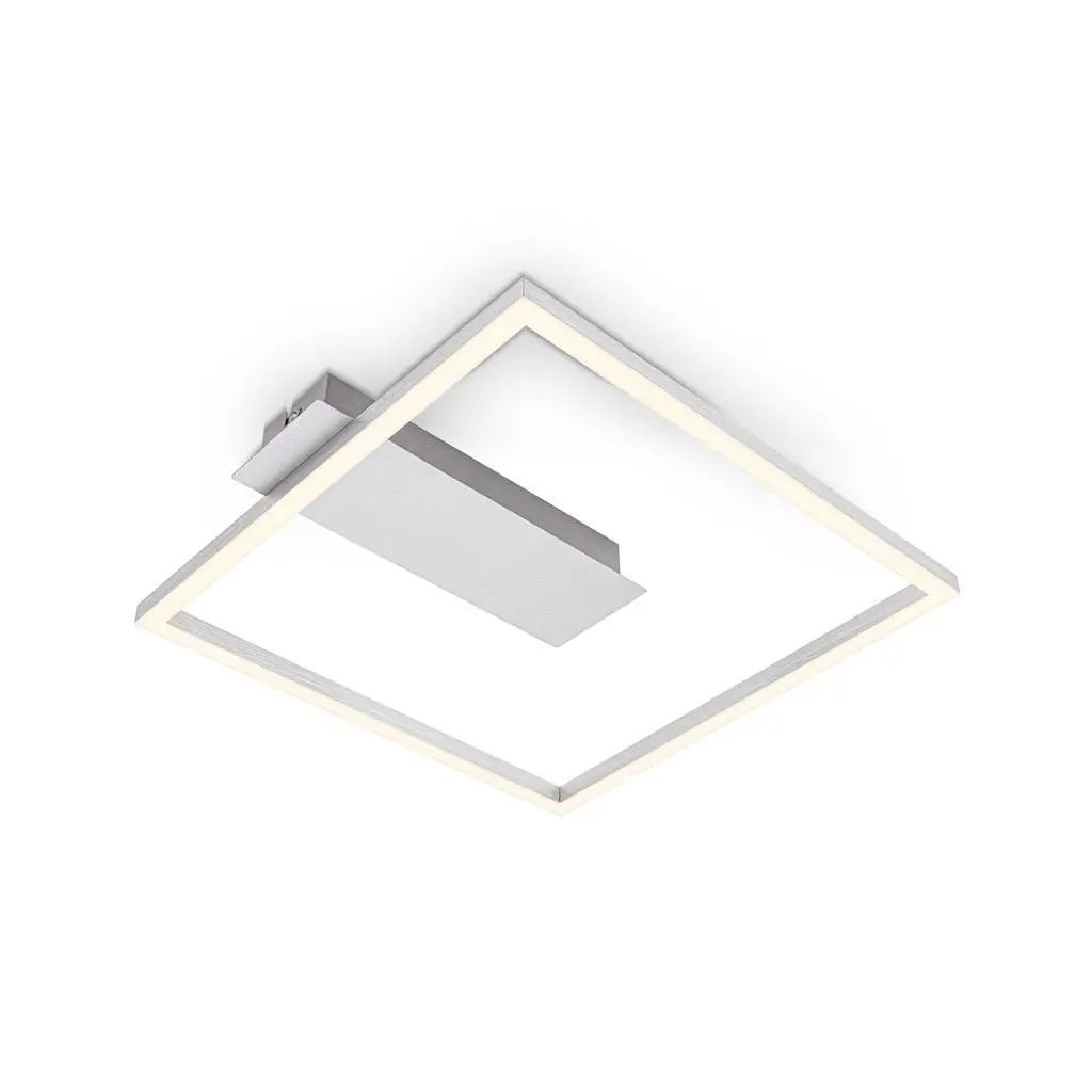 BRILO 3771019 LED stropní svítidlo, 32 cm, 14W, 1400lm, hliník - BRILO
