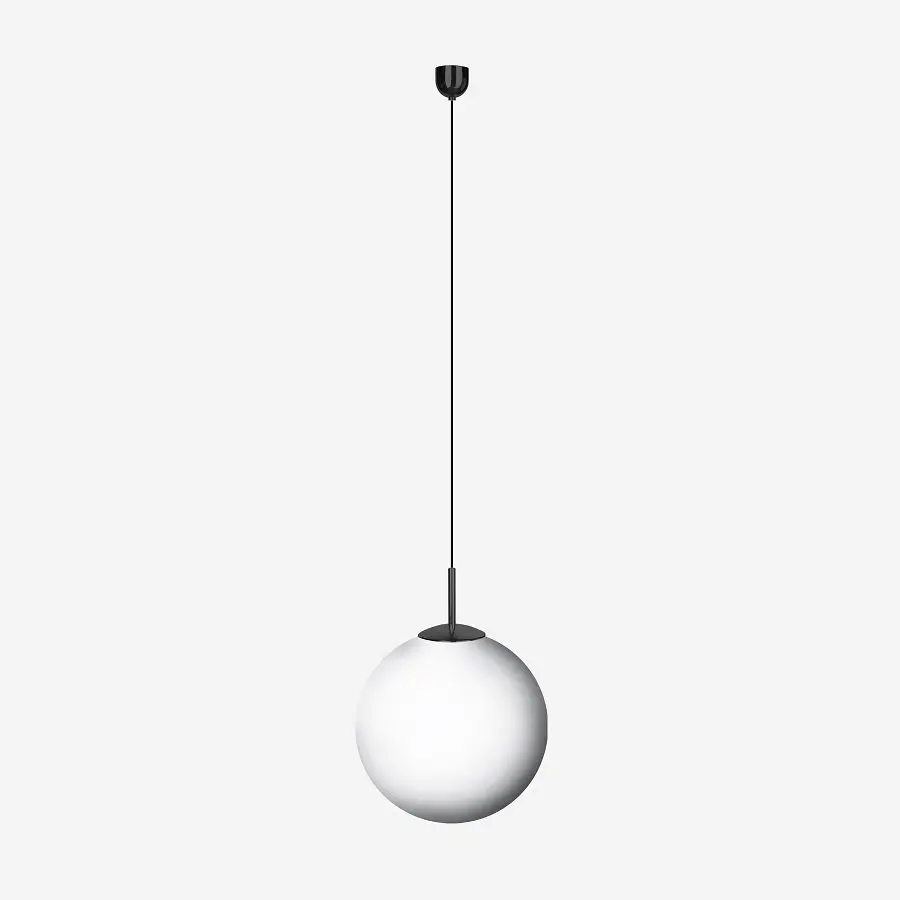 LU ZK.P2.400.61M DALI2 Závěsné svítidlo POLARIS ZK 25,5W LED 4000K sklo černá opál DALI ZK.P2.400.61L - LUCIS