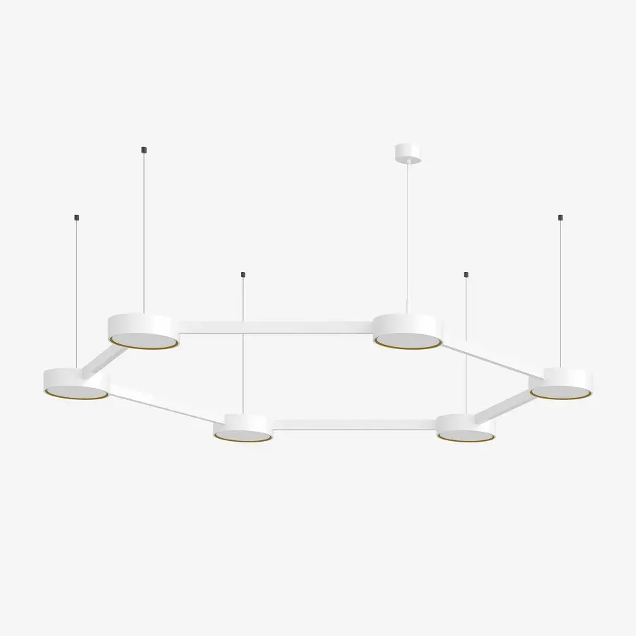 LU 25.K1.60M DALI2 Závěsné svítidlo INFINITY II 92,9W LED 3000K akrylátové sklo bílá DALI 25.K1.60L - LUCIS