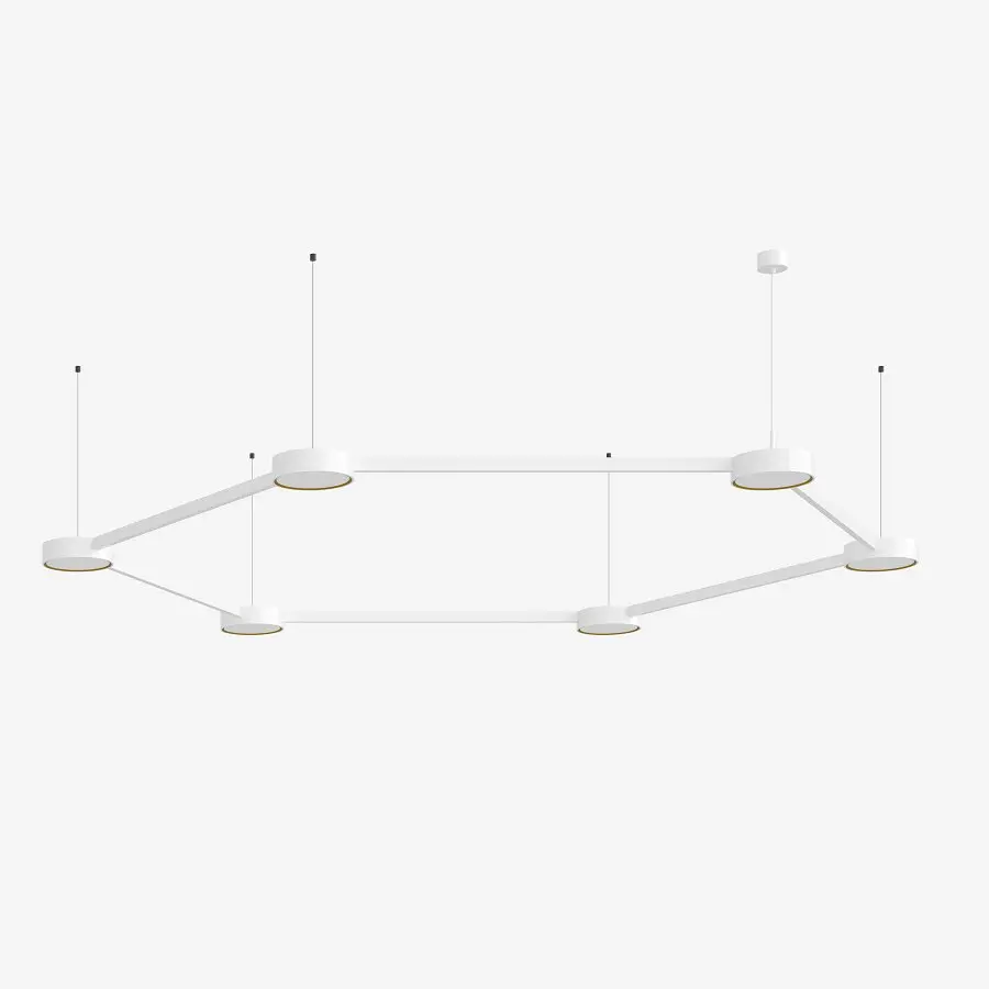 LU 26.K2.60M DALI2 Závěsné svítidlo INFINITY II 92,9W LED 4000K akrylátové sklo bílá DALI 26.K2.60L - LUCIS