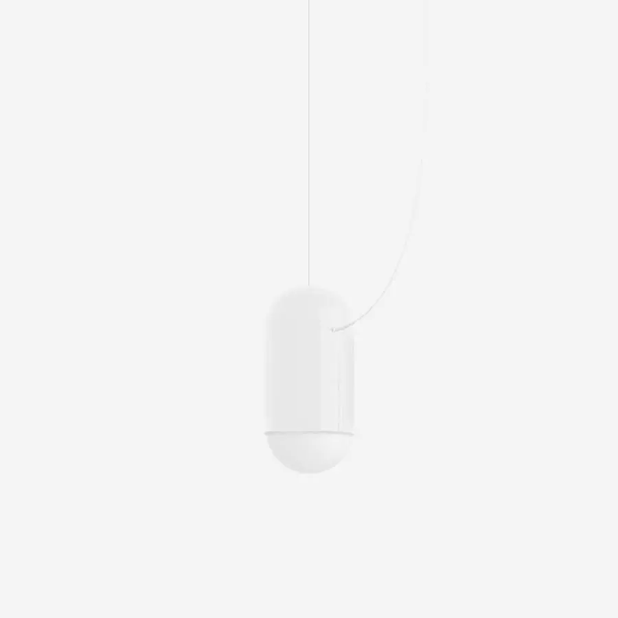 LU ZL.L1.C15.60M DALI2 Závěsné svítidlo CAPSULE 6,2W LED 3000K sklo bílá opál DALI ZL.L1.C15.60L - LUCIS