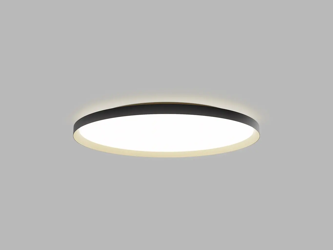 LED2 12750537DT LED2 Stropní svítidlo MOON 80, BG TRIAC DIM 88W 2CCT 3000K/4000K černá/šampaň - LED2 Lighting