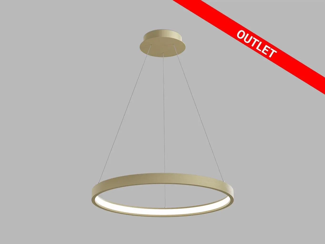 LED2 3275157DT LED2 Závěsné svítidlo CIRO 60 P-Z, G TRIAC DIM 40W 3000K/4000K zlatá - LED2 Lighting