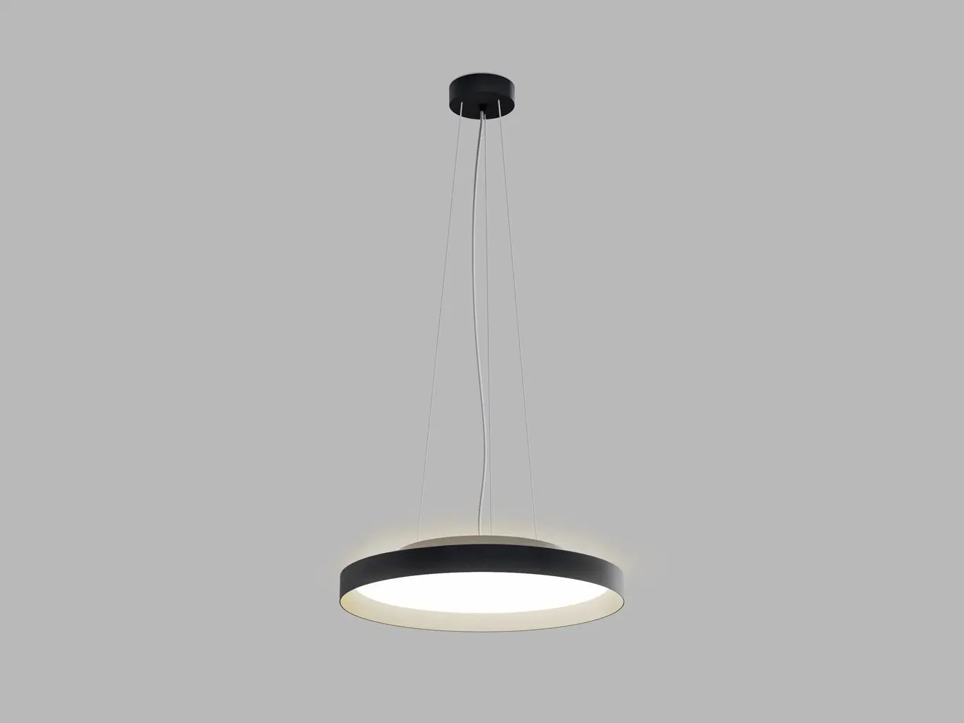 LED2 32748537D LED2 Závěsné svítidlo MOON 40 P/N-Z, BG DALI/PUSH DIM 36W 2CCT 3000K/4000K černá/šampaň - LED2 Lighting