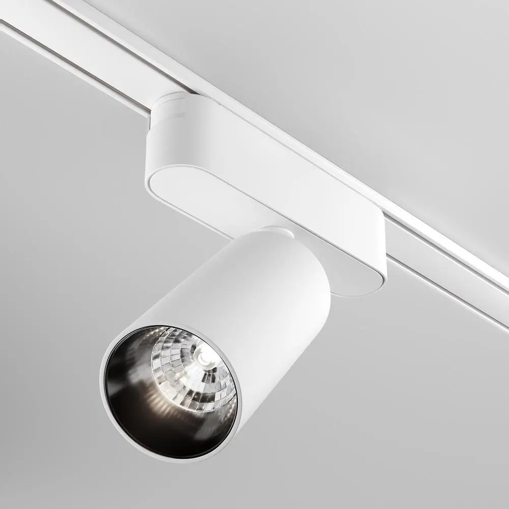 M TR103-1-12W4K-M-W Svítidlo pro kolejnicový systém Focus LED 4000K 12W studená bílá bílý hliník Radity - MAYTONI