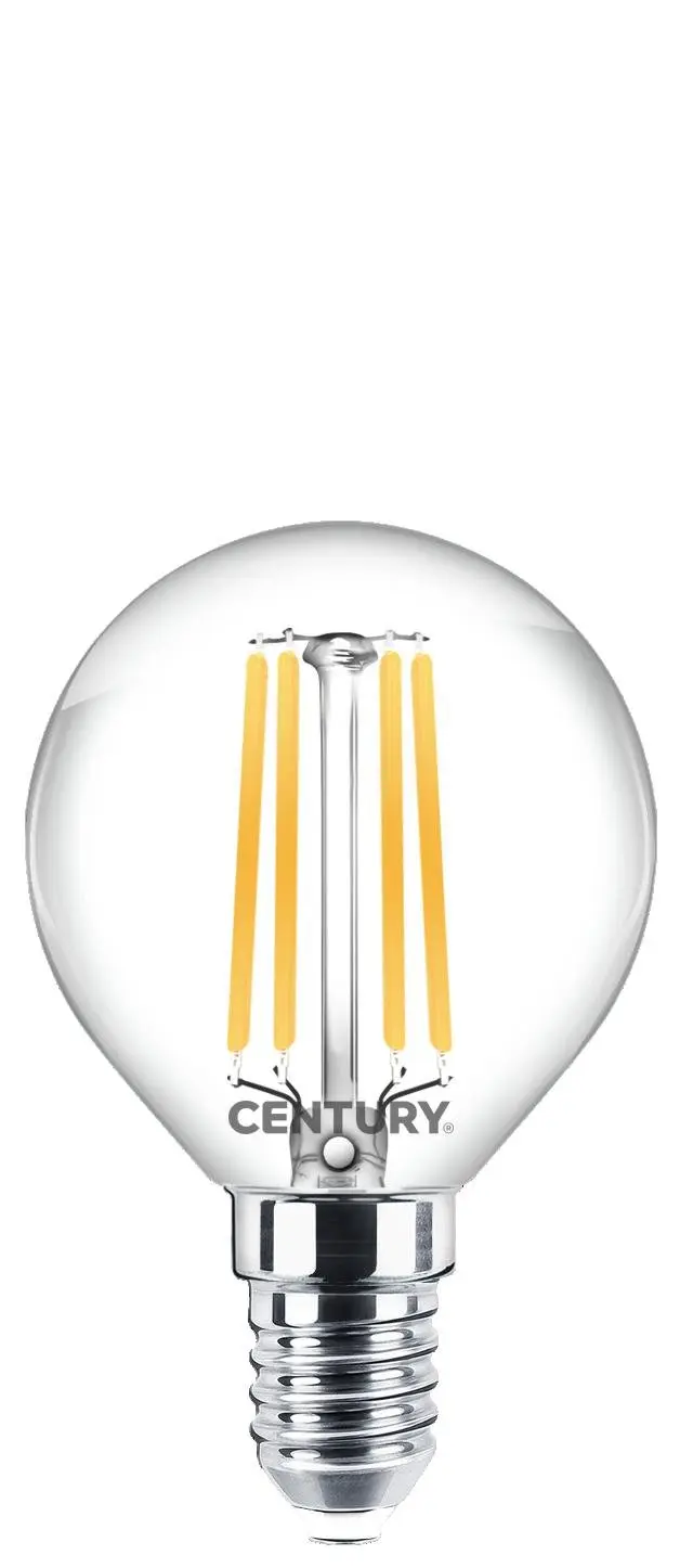 CEN INDH1G-061440 FILAMENT LED INCANTO SFERA CHIARA 6W E14 4000K DIM - CENTURY