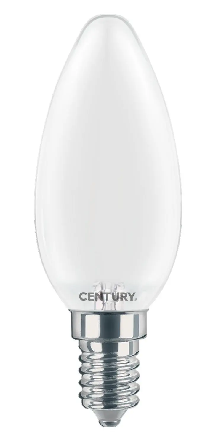 CENTURY FILAMENT LED INCANTO SATEN CANDELA 6W E14 4000K DIM