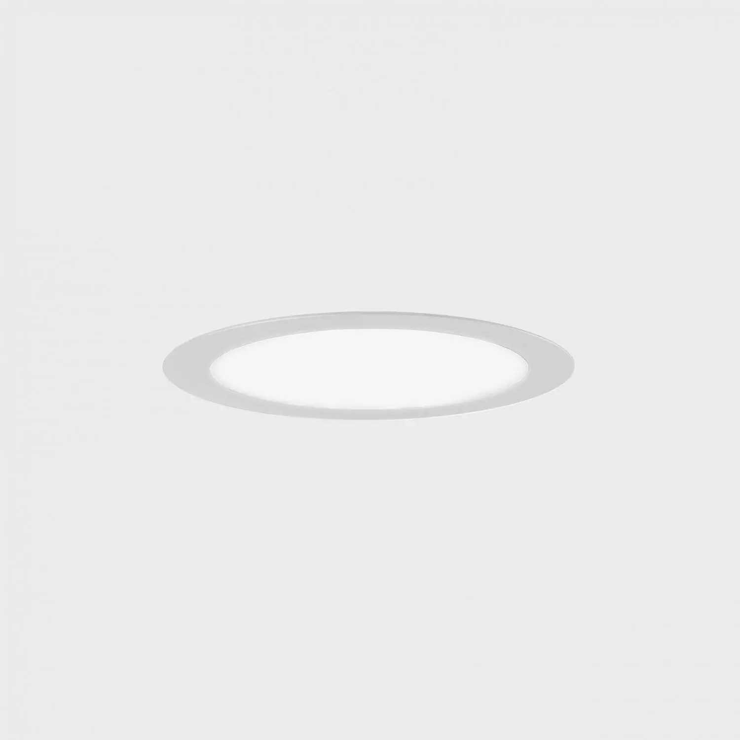 KOHL LIGHTING KOHL-Lighting DISC zapuštěné svítidlo s rámečkem pr. 172 mm bílá 12 W CRI 80 4000K PUSH