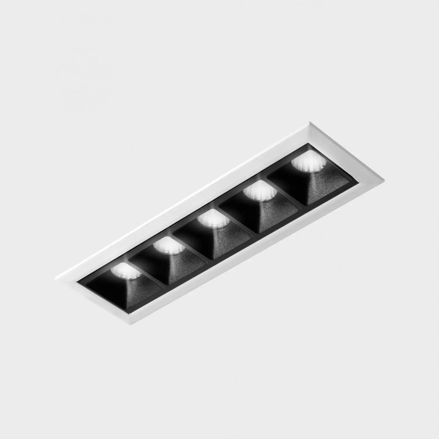 KHL K51300.04.RF.WH-BK.30.ST.9.27.DA NSES zapuštěné svítidlo s rámečkem bílá-černá 10 W 2700K PUSH - KOHL-Lighting