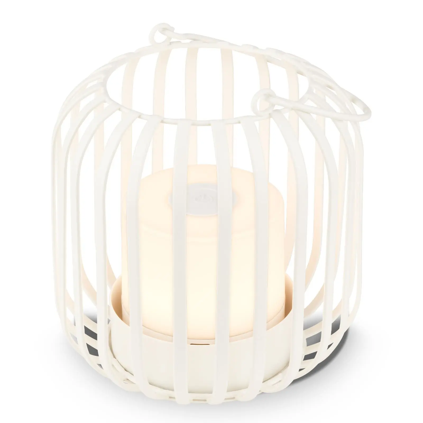 BRILO 7479016 LED nabíjecí stolní lampa, 13 cm, 2W, 150lm, bílé-zlatá - BRILONER