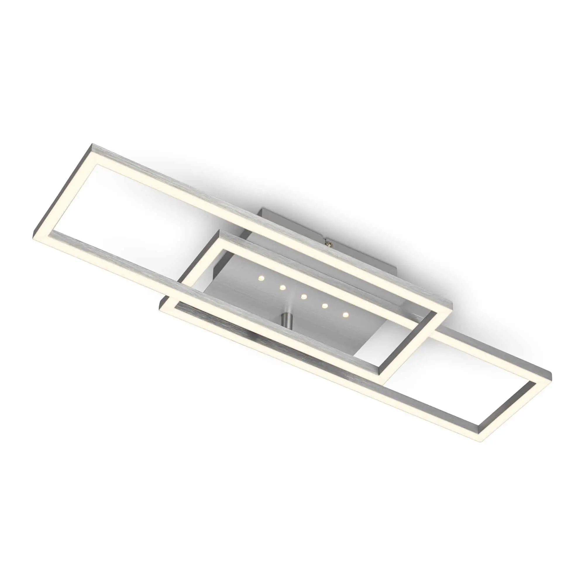 BRILO 3774019 LED stropní svítidlo, 56 cm, paměť, 30W, 2850lm, hliník - BRILO