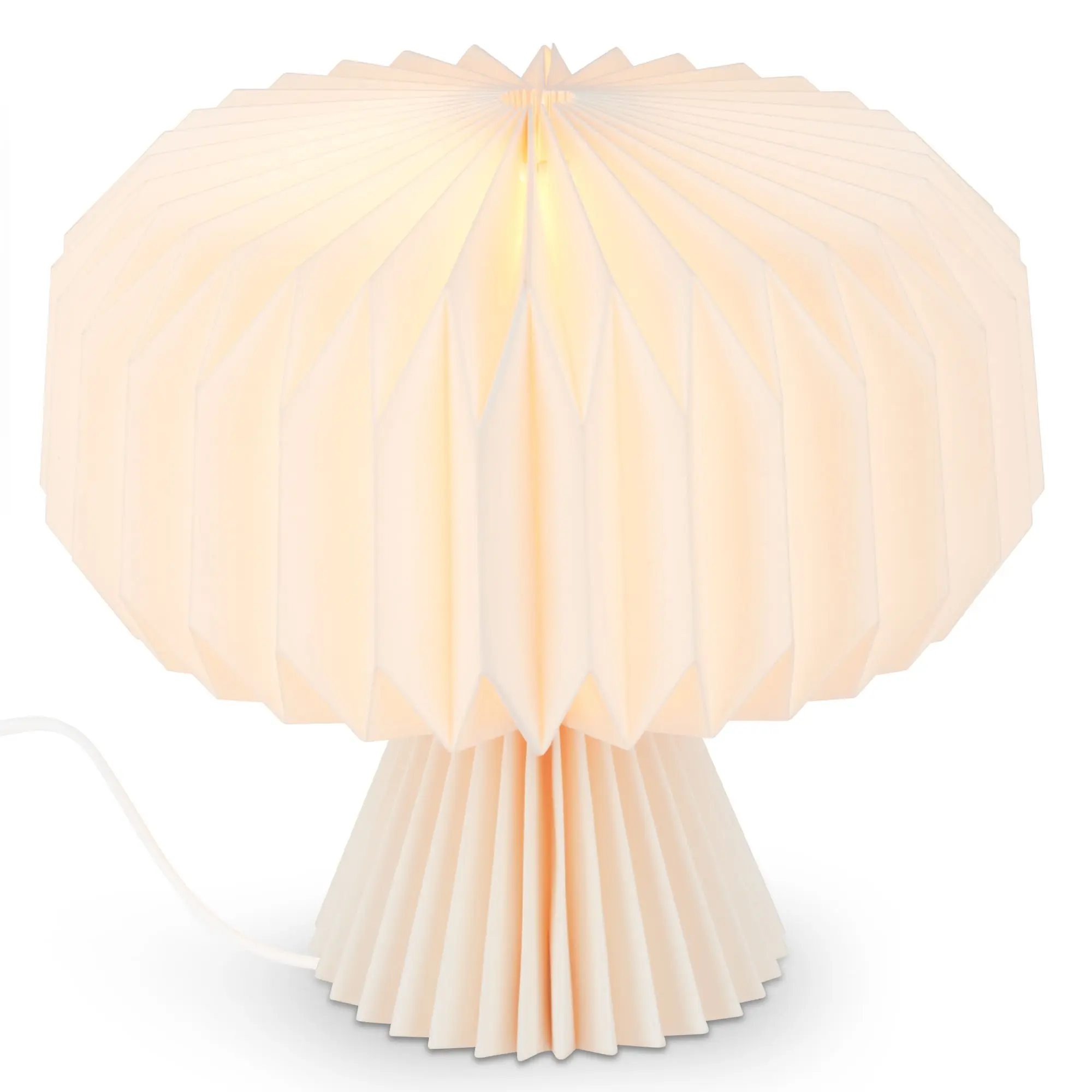 BRILO 7493016 Papír stolní lampa 25 cm 1x E14 max. 6 W bílé - BRILONER
