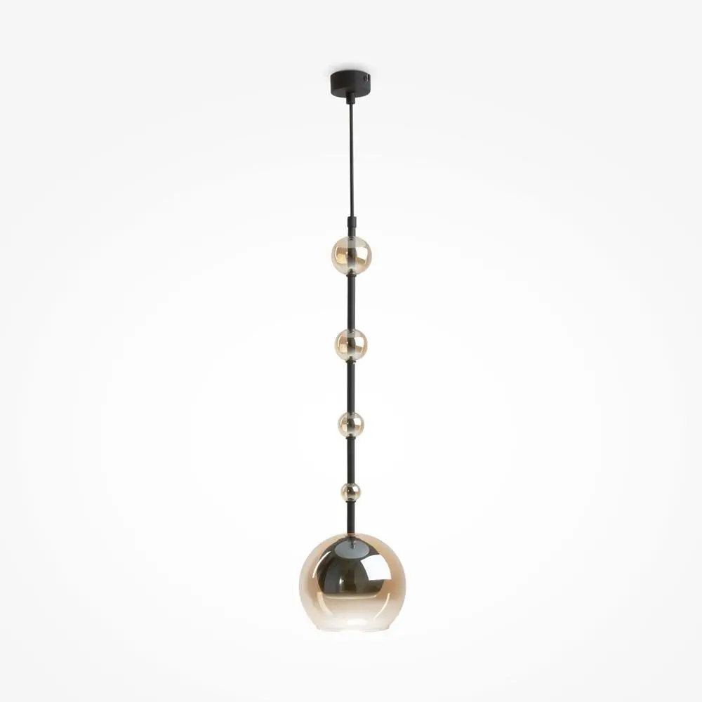 M MOD227PL-01B1 Závěsné svítidlo Ros GU10 20W černý kov designové - MAYTONI
