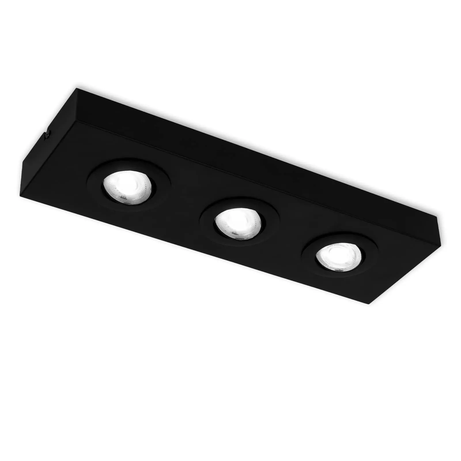 BRI 3996035 CTS LED stropní svítidlo, 38,5 cm, 4W, 460lm, černá - BRILONER