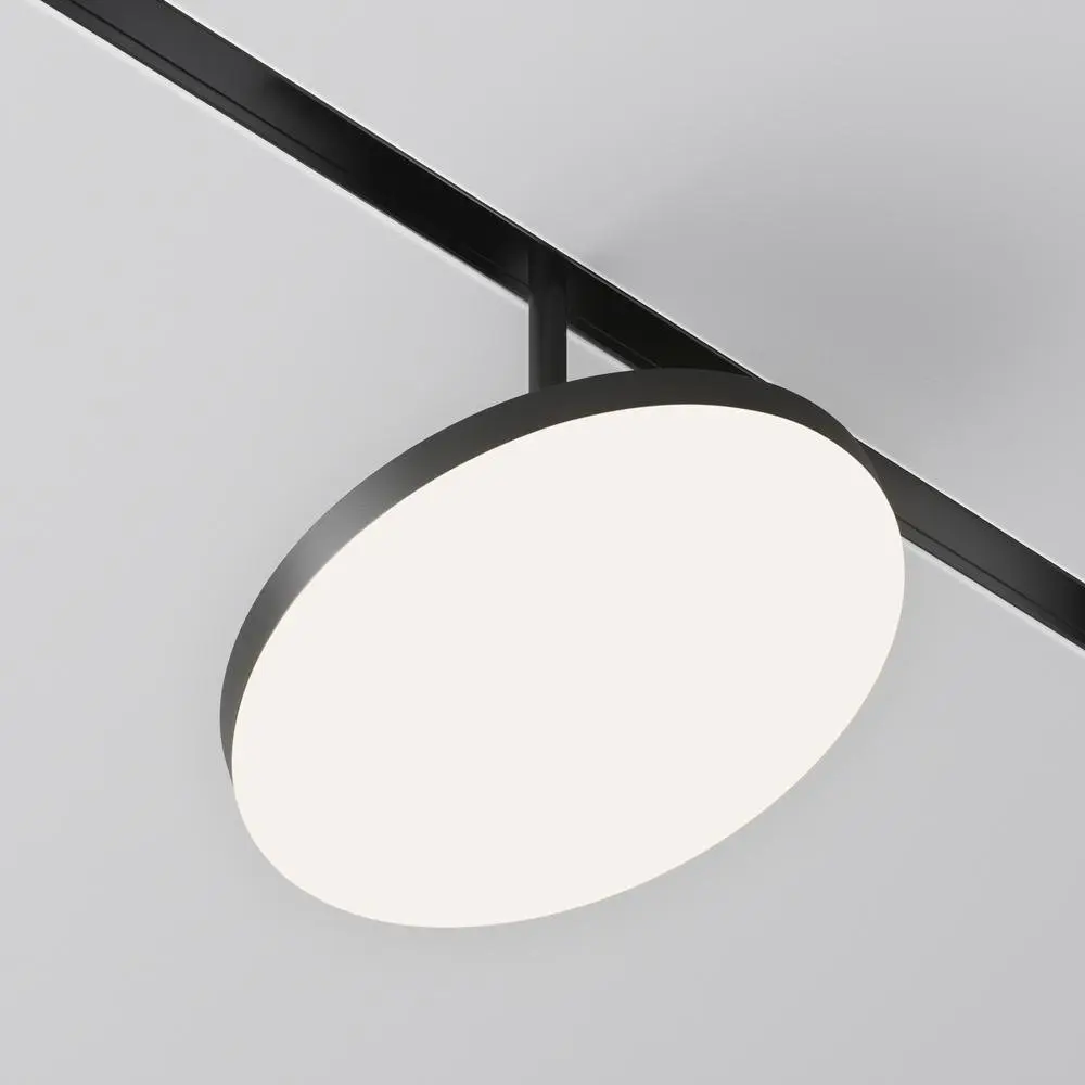 M TR131-4-15W-DS-B Svítidlo pro kolejnicový systém Plato 15W nastavitelná bílá 707lm černý hliník stmívatelné Exility - MAYTONI