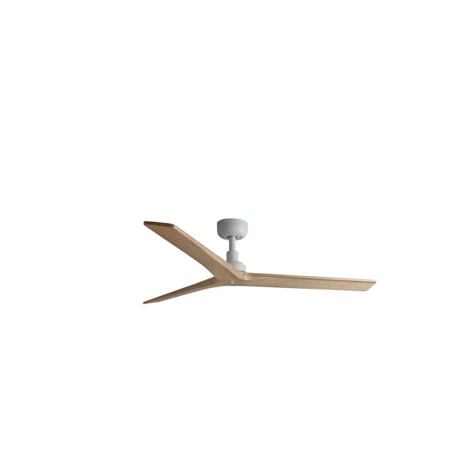 FARO 34280 KLIM M stropní ventilátor, bílá/světlý dub DC - FARO