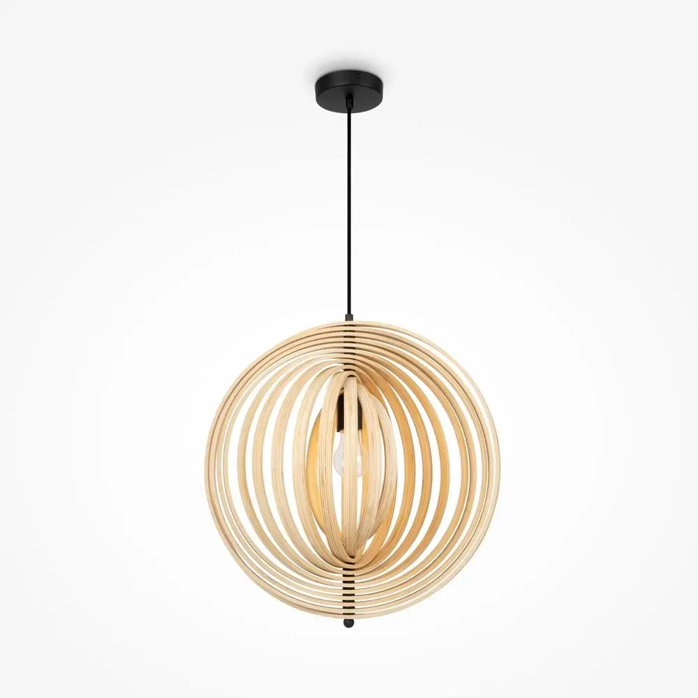 M MOD197PL-01W1 Závěsné svítidlo Roots E27 40W béžová kov designové - MAYTONI