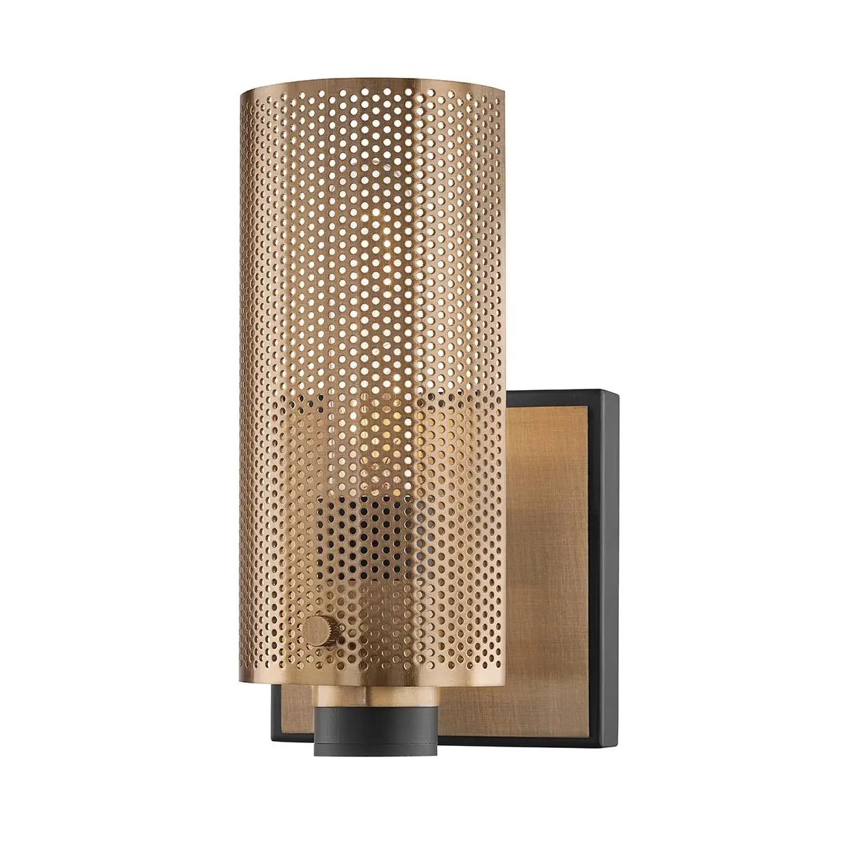 HVLG B6871-CEX VÝPRODEJ VZORKU - Nástěnné svítidlo PILSEN kov bronz/mosaz E27 1x60W - HUDSON VALLEY (Troy)