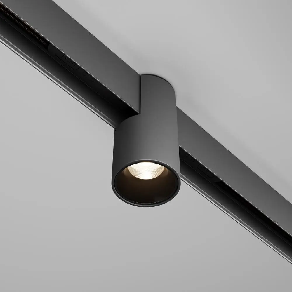 M TR122-4-7W-DS-B Svítidlo pro kolejnicový systém Alfa 7W nastavitelná bílá 410lm černý hliník stmívatelné Bluetooth Exility - MAYTONI