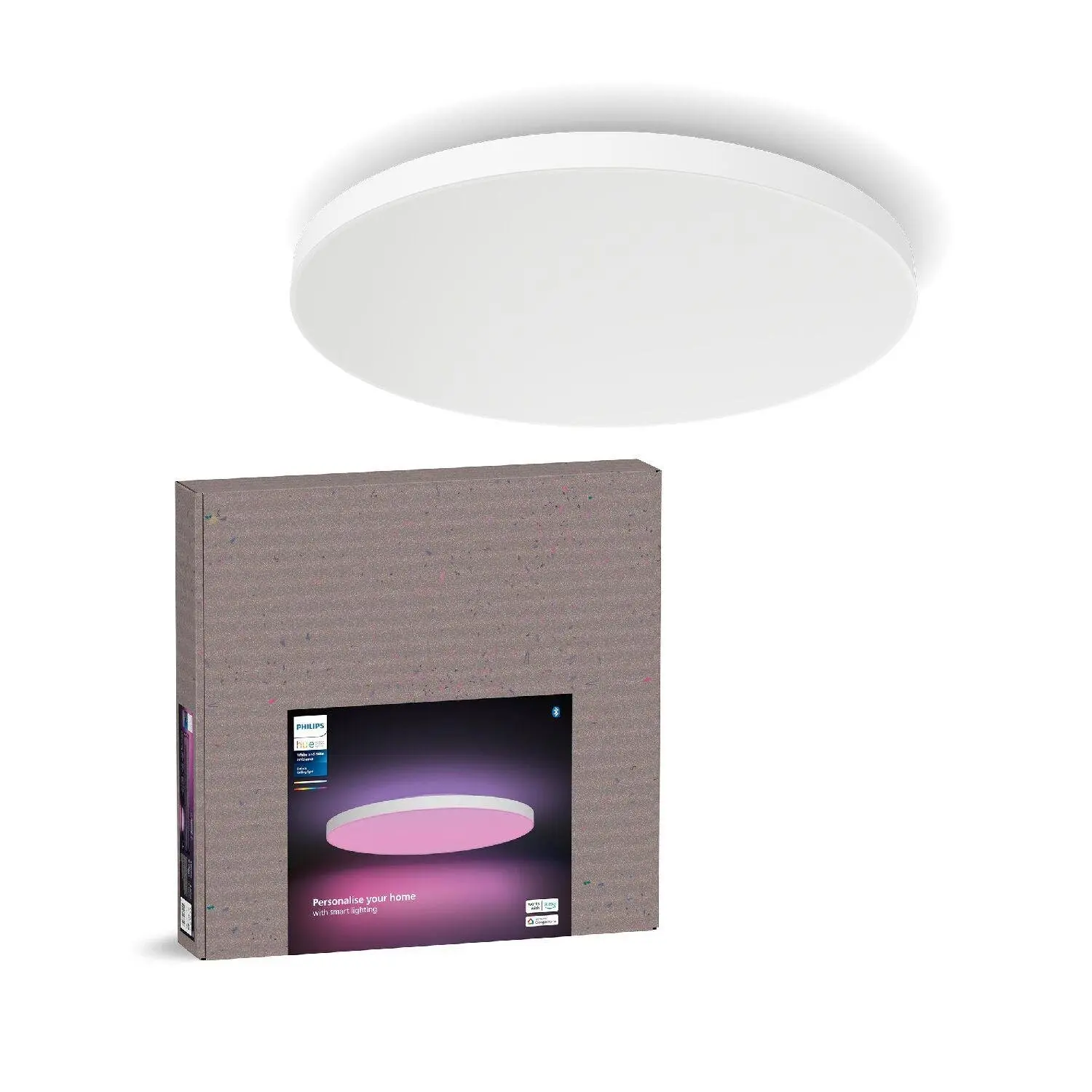 Philips Hue WACA Datura XL stropní svítidlo LED 67W 5390lm 2000-6500K RGB 57,4cm kulaté IP20, bílé
