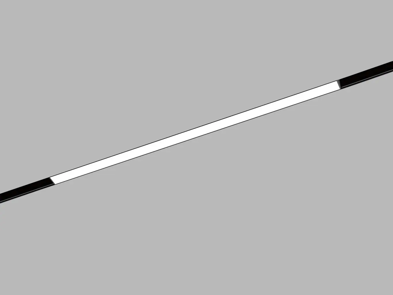 LED2 6481153D VÝPRODEJ LED2 Lištové svítidlo MAGLINE II 60, B DALI 24W 3000K/3500K/4000K černá - LED2 Lighting