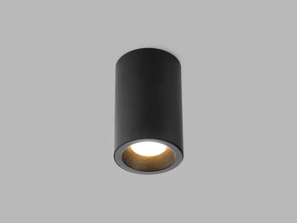 LED2 TUBUS B, B 9W STROPNÍ ČERNÉ 3000K 1150533