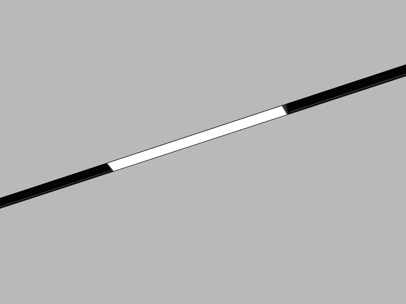 LED2 6481053D Lištové svítidlo MAGLINE II 30, B DALI 12W 3000K/3500K/4000K černá