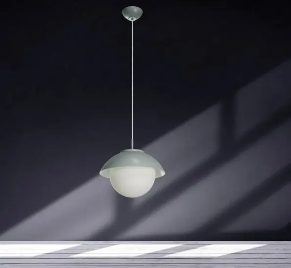 OS LUK40014 Závěsné svítidlo LUKIDA ST2 430mm 1x E27 25W IP40 triplex opál / šedá ZST/094/L100 KP SD* - OSMONT