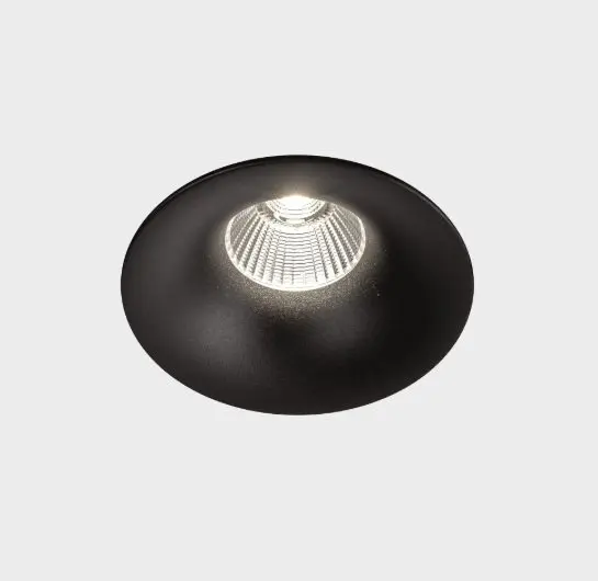 KHL K50150.01.RF.BK-BK.60.ST.9.27 Zápustné svítidlo LUXO černé LED 8W 2700K 85mm - KOHL-Lighting (starý kód: KHL K50150.BK.3K)