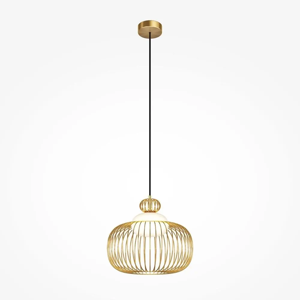 M MOD376PL-01G Závěsné svítidlo Levitation G9 40W mosaz kov - MAYTONI