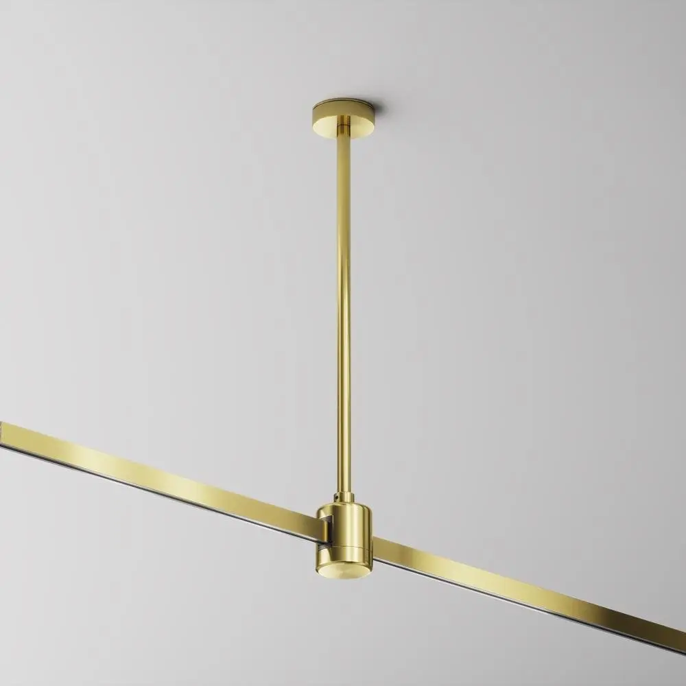 MAYTONI Upevnění ke stropu střední 300 mm s prodlužovací spojkou pro magnetickou lištu 24 V, Flarity TRA158C-IPC1-BS