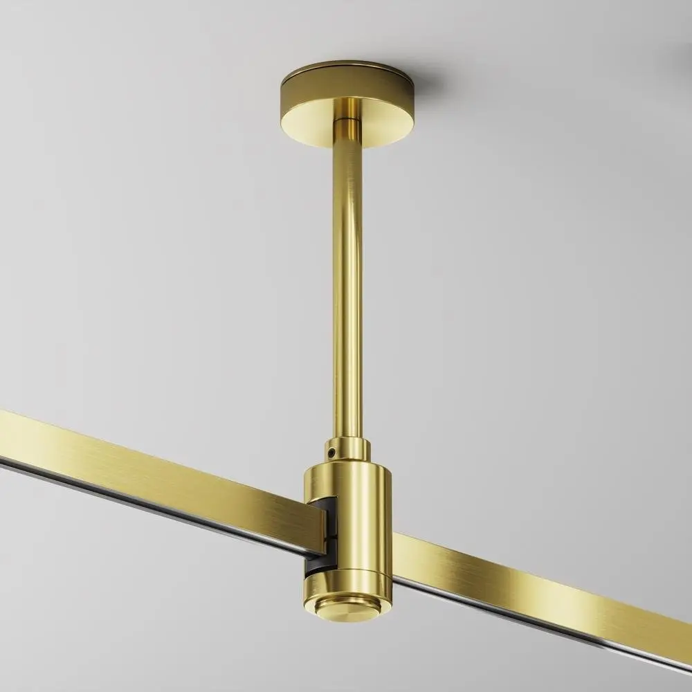 M TRA156C-SL1-BS Stropní upevnění krátké 138 mm mosaz hliník pro magnetickou lištu 24 V Flarity - MAYTONI