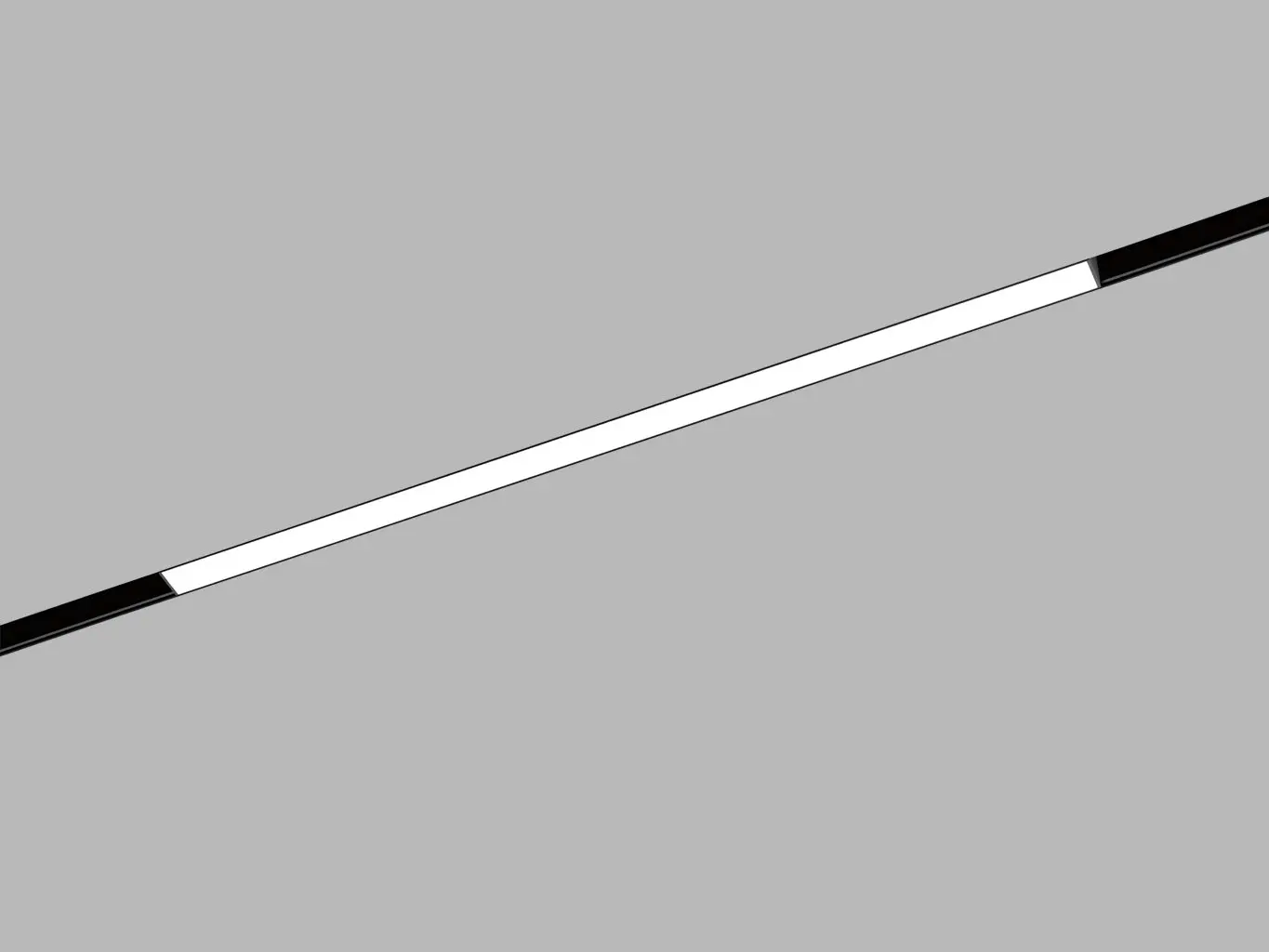 LED2 6481153DTW Lištové svítidlo MAGLINE II 60, B DALI TW 24W 3000K-4000K černá