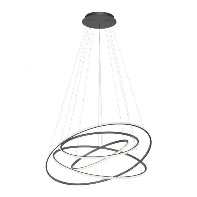 PN 2124-13 LED závěsné svítidlo antracit stmívatelné CCT paměťová funkce nastavitelná výška 2700-5000K - PAUL NEUHAUS
