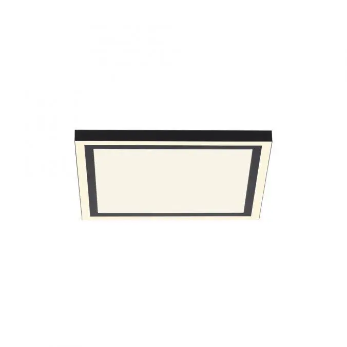 LD 14450-18 LED stropní svítidlo 30x30cm, černá, dálkové ovládání, stmívatelné, CCT ovládané přes aplikaci Tuya 2700-5000K - JUST LIGHT