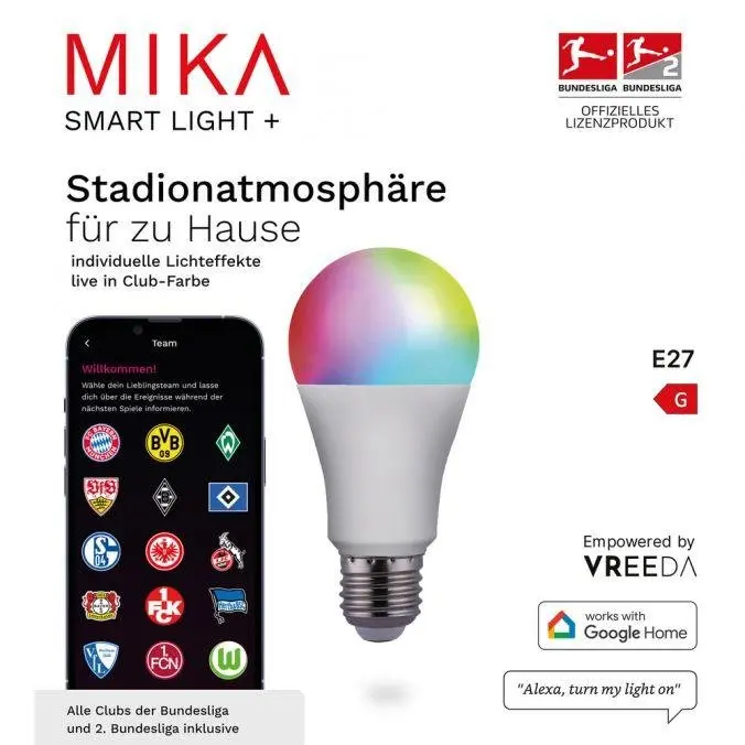 LD 08224VBL Fotbal-Licht MIKA, Smart Home, atmosféra jako na stadionu Tuya RGB/2700-5000K - JUST LIGHT