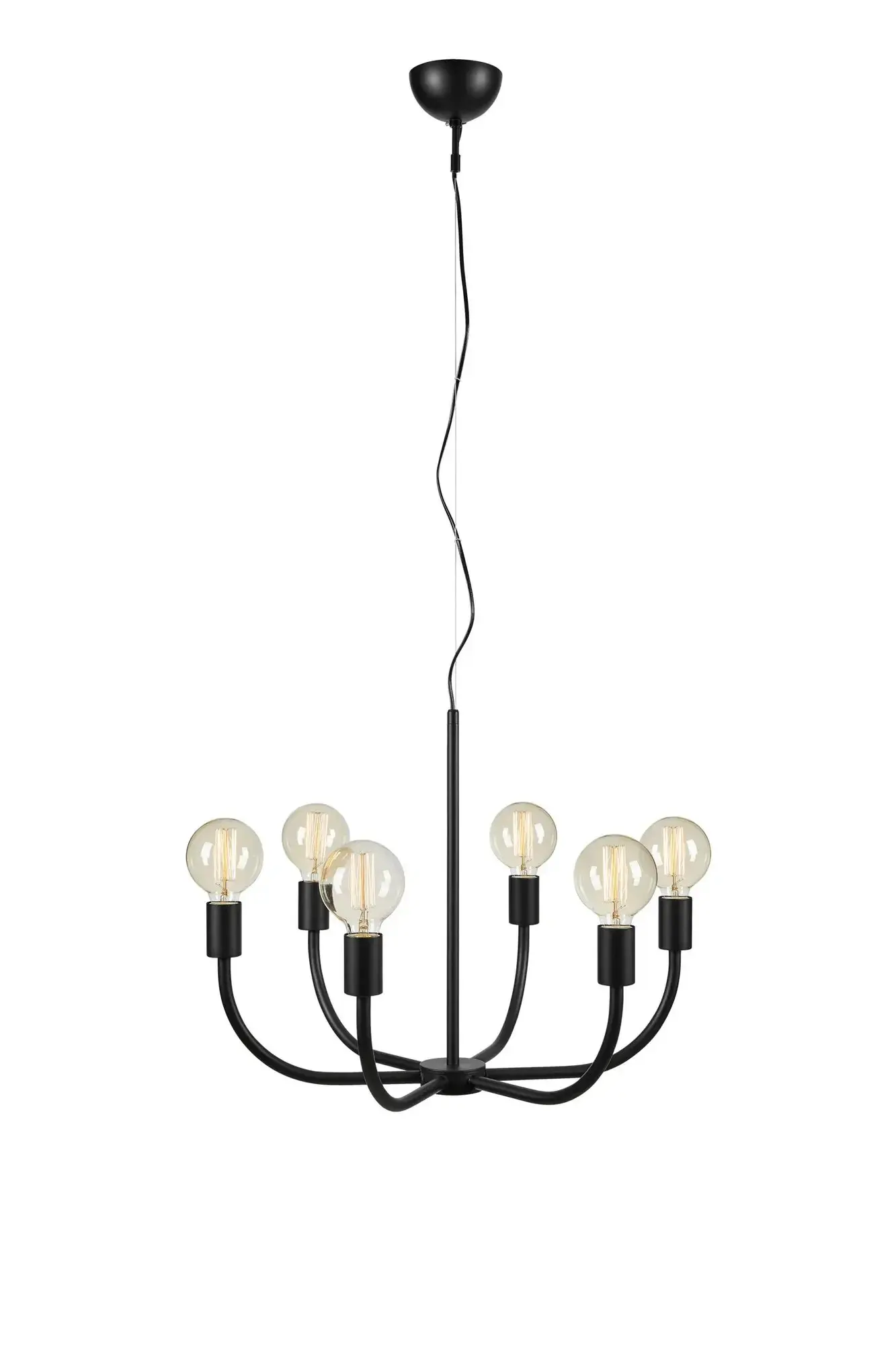 MARKSLOJD Markslöjd Amistoso závěsné svítidlo černé 6 lamp