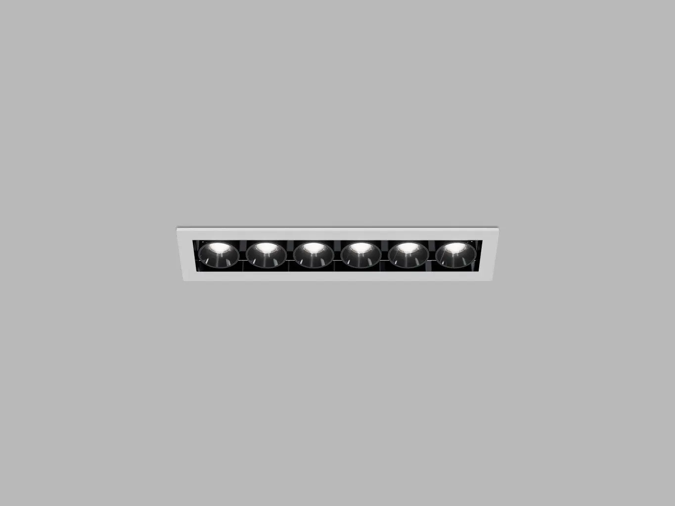 LED2 2560251 LED2 Zápustné svítidlo RIVA MINI 6, W 10W 3000K/3500K/4000K UGR bílá - LED2 Lighting
