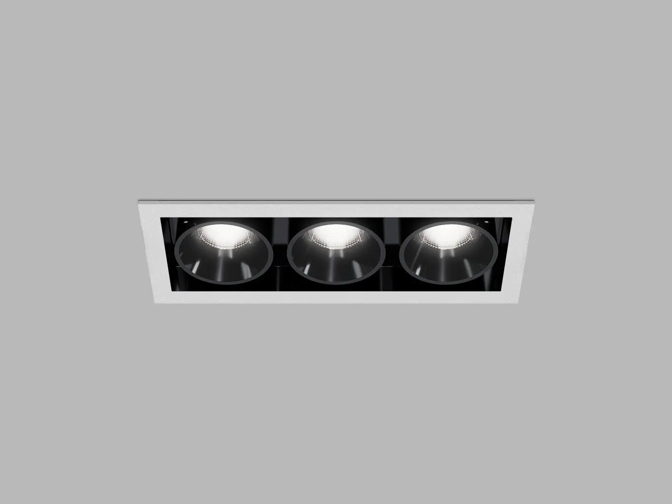 LED2 2560751D LED2 Zápustné svítidlo RIVA MAXI 3, W DALI/PUSH 15W 3000K/3500K/4000K UGR bílá - LED2 Lighting