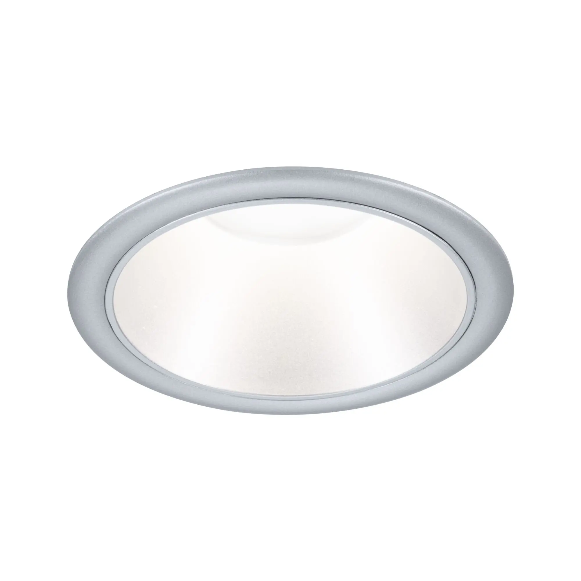 P 98202 LED vestavné svítidlo 3-krokové-stmívatelné Cole Coin IP44 kruhové 88mm Coin 6W 230V stmívatelné 2700K stříbrná mat - PAULMANN