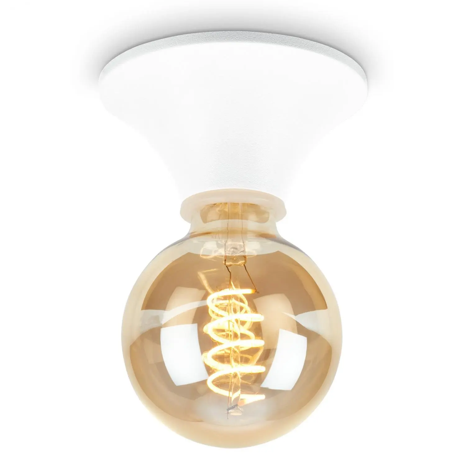 BRILO 2114016 Stropní svítidlo 6 cm 1x E27 max. 10 W bílé - BRILO