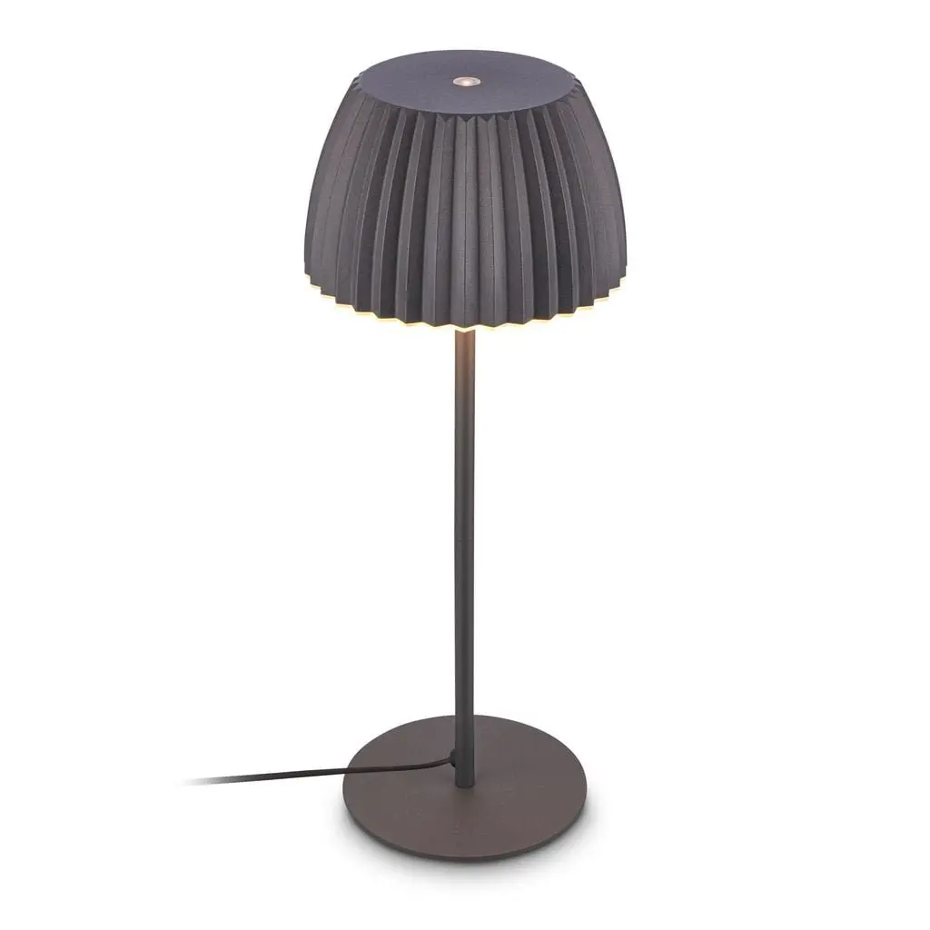 BRI 7625015 Loca stolní lampa - 8W, 800lm, LED, dotykový vypínač, stmívatelná, teplá bílá, antracit - BRILONER