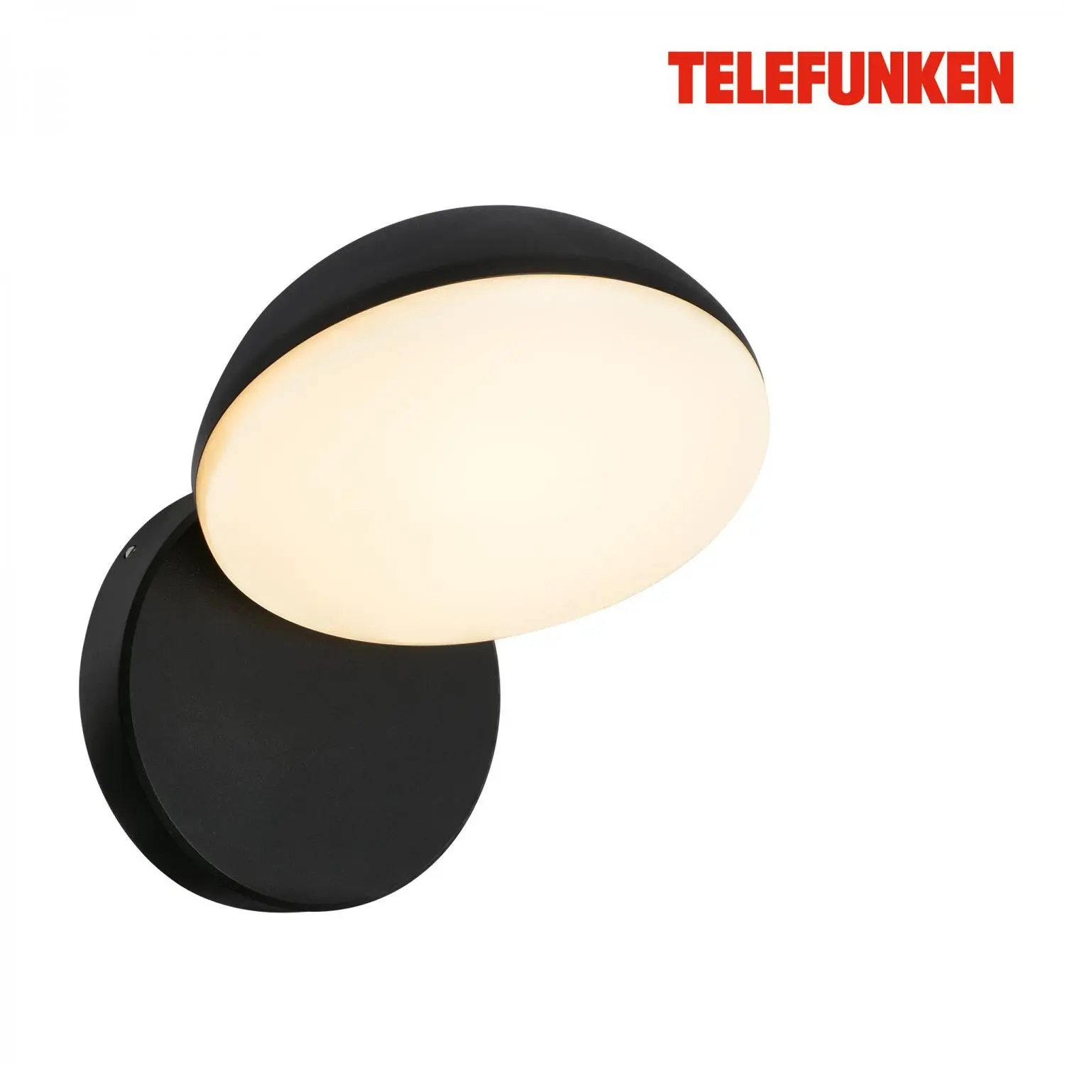 TF 323205TF TELEFUNKEN LED venkovní nástěnné svítidlo, voděodolné a prachotěsné, 1000 lm, 3.000K teplá bílá - BRILONER