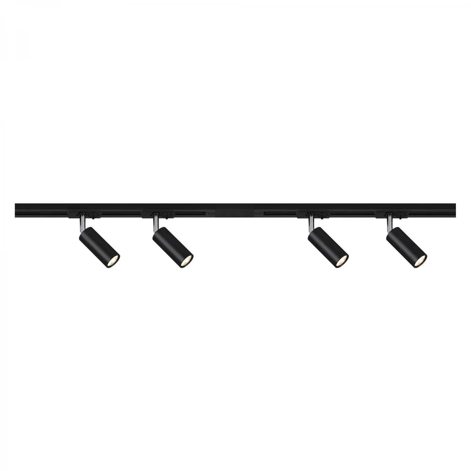 BRILO 8017045 1-fázový lištový systém, kompletní sada, 4x LED spoty, černá - BRILO