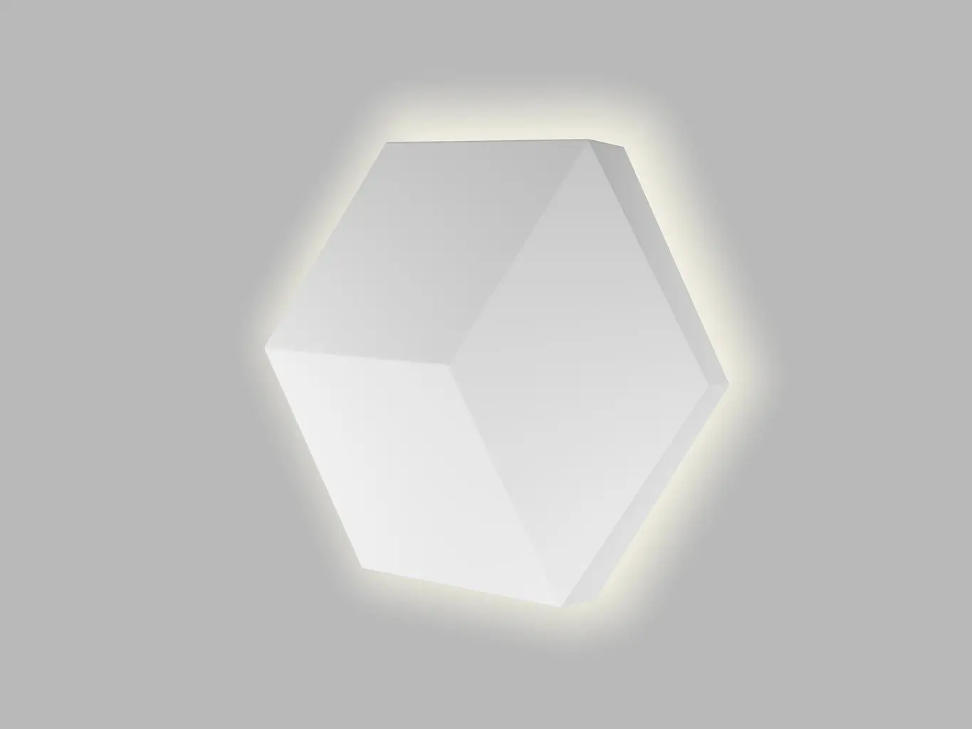 LED2 4580271 Nástěnné svítidlo HEXO, W 5W 2700K/3300K/4000K bílá