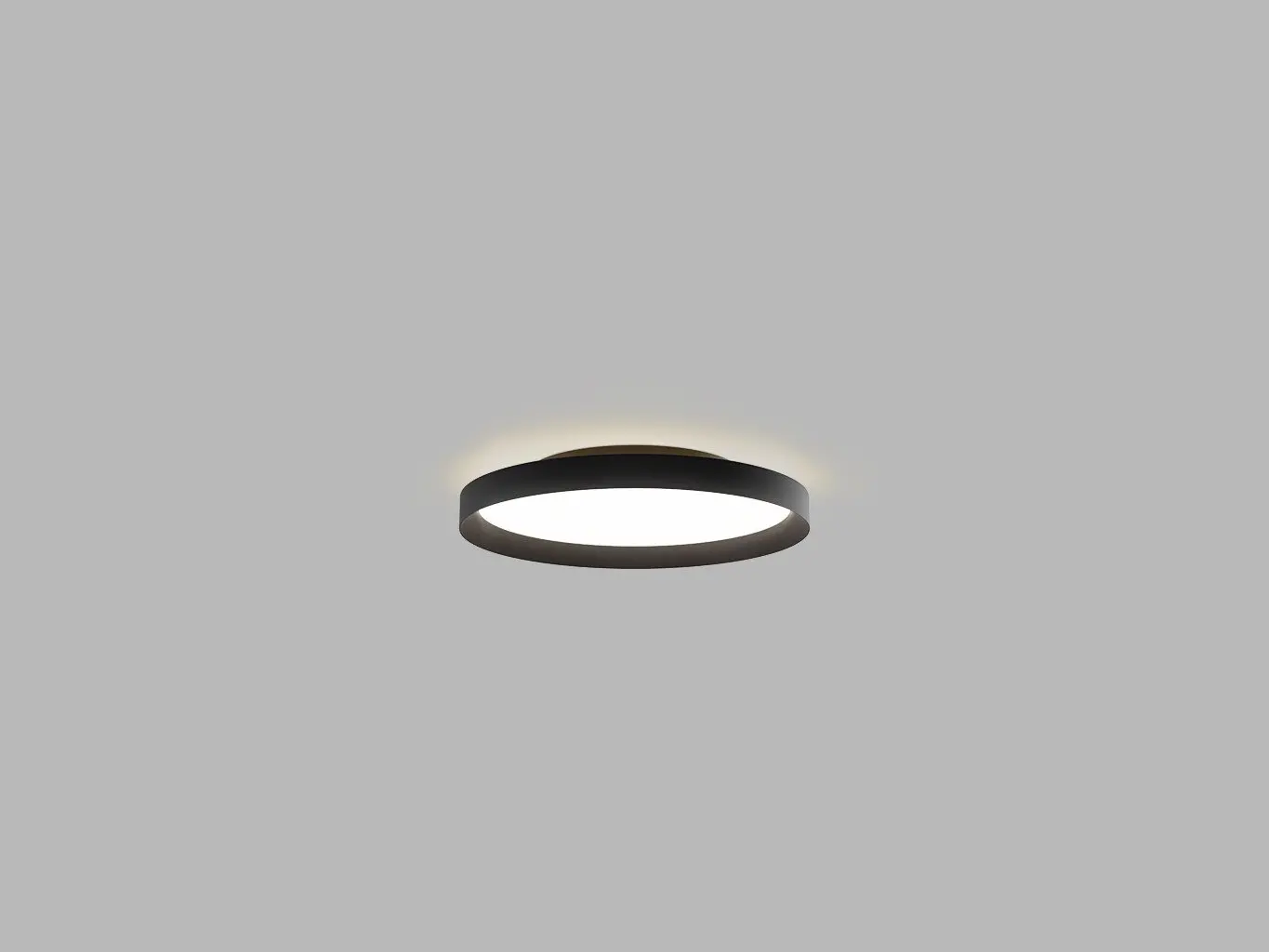 LED2 1274873CSTW Stropní svítidlo MOON 40, B CASAMBI TW 36W (30+6) 2700K-4000K černá
