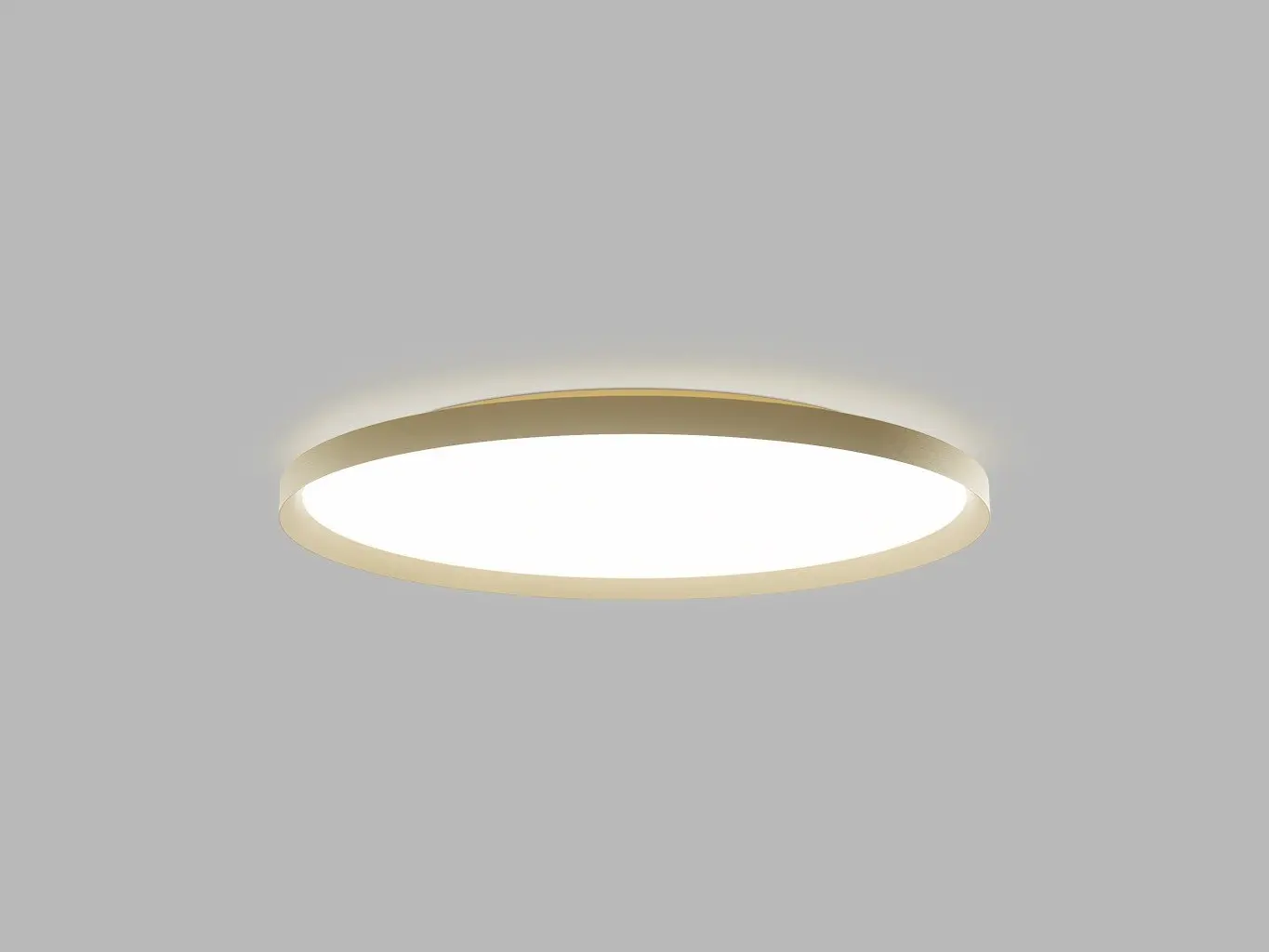 LED2 1275077D Stropní svítidlo MOON 80, G DALI/PUSH 88W (76+12) 2700K/3000K/4000K zlatá