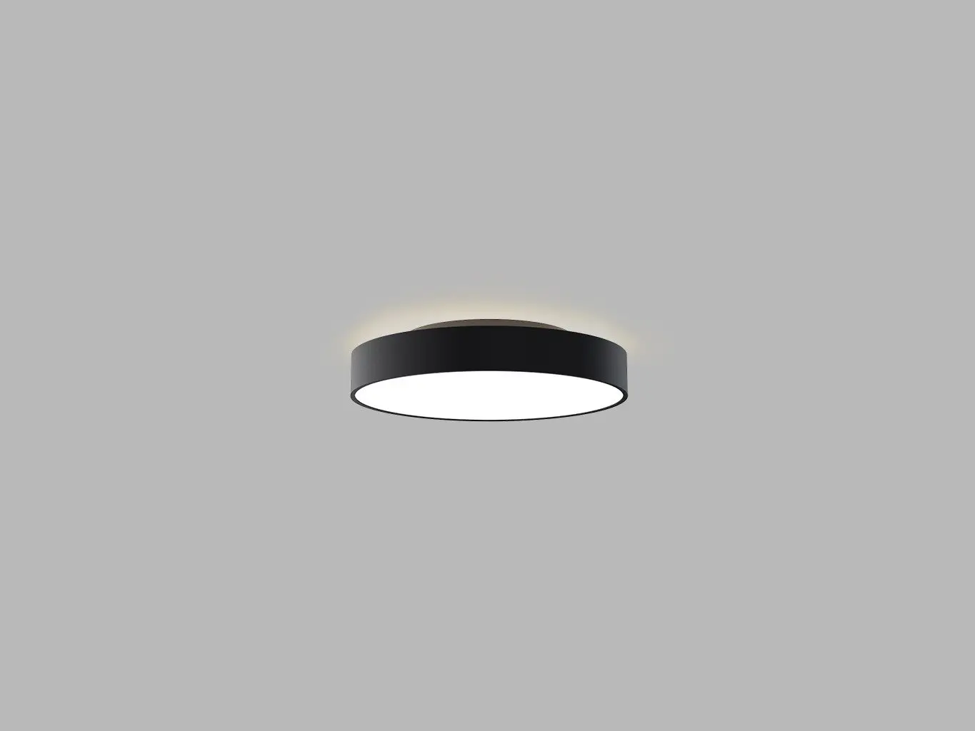 LED2 1275573D Stropní svítidlo RINGO II 40 P/N, B DALI/PUSH 32+8W 2700K/3000K/4000K černá