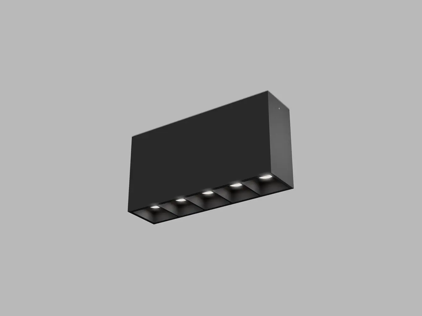 LED2 1562573DTW LED2 Stropní svítidlo LINEAR II ON 5, B DALI TW/PUSH TW 10W 2700K-4000K UGR černá - LED2 Lighting