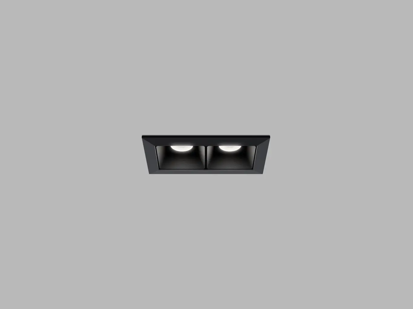 LED2 2562673 LED2 Zápustné svítidlo LINEAR II 2, B 4W 2700K/3000K/4000K UGR černá - LED2 Lighting